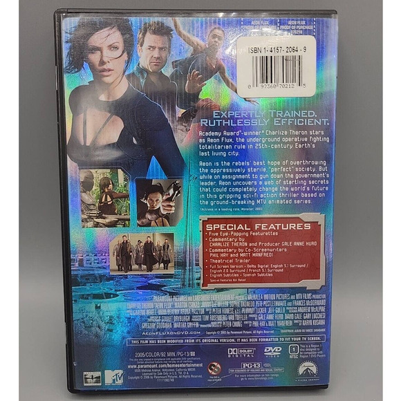 Along Flux Charlize Theron Special Collectors Edition DVD 2005 Full Screen - Picture 2 of 6